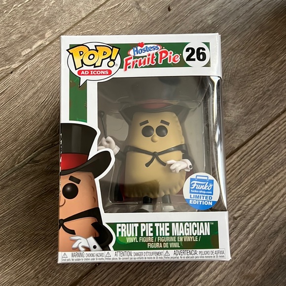Funko Pop Ad Icons Hostess Fruit Pie, Fruit Pie The Magician #26,Limited Edition